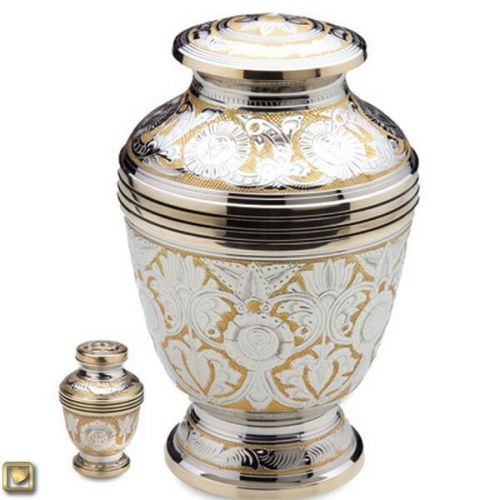Ornate Floral Cremation Urn -  - 880060