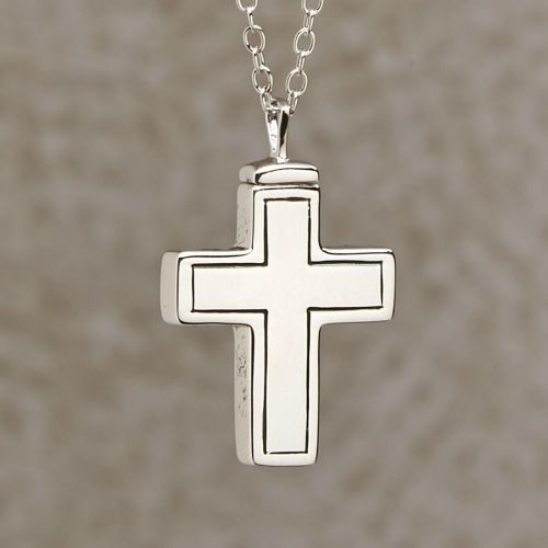 Plain Cross Keepsake Jewelry Pendant Includes 18in. Chain -  - 814103