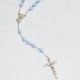 Glass  Oval Bead Rosary -  - 143073001