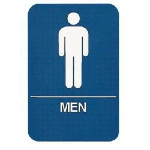 Public Utility Sign Mens Restroom Sign -  - 571679