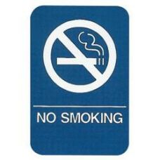 Public Utility Sign No Smoking Sign