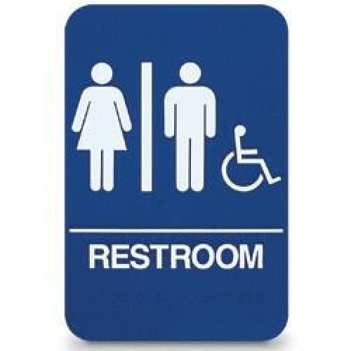 Public Utility Sign Unisex Handicap Restroom Sign -  - 571784