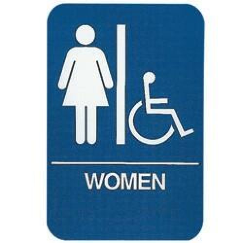 Public Utility Sign Womens Handicap Restroom Sign -  - 571733