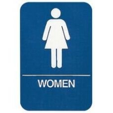 Public Utility Sign Womens Restroom Sign