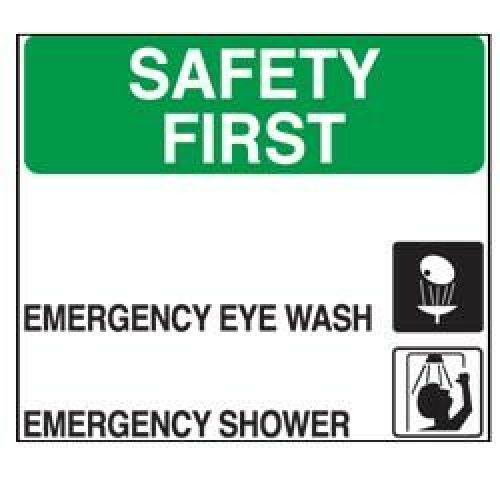 Safety First Adhesive Label -  - 508985