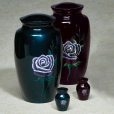 Single Rose Cremation Urn
