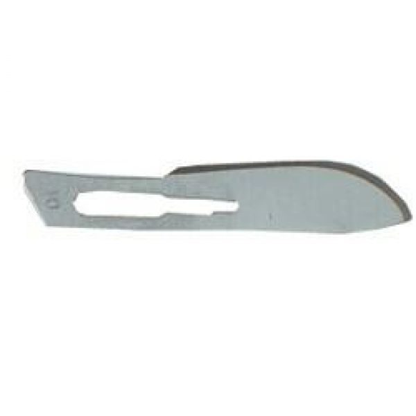 10 Sterile Surgical Blades #23 with Scalpel Knife Handle #4 | SM2704