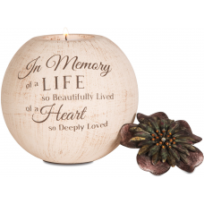 "In Memory" Tea Light Candle Holder