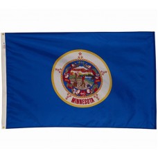 PERMA-NYL Minnesota State Flag: 3' x 5'