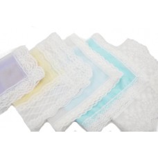 Elegant Casket Veil with Laced-Trim (3 Sizes)