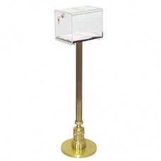 Locking Contribution Box with Stand