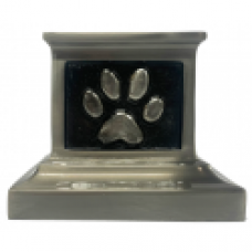 Roman Paw Cremation  Urn - Nickel 39 cu. in.