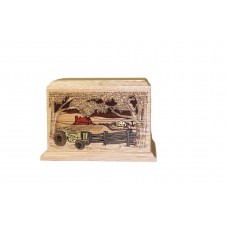Family Farm: Oak Cremation Urn