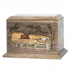 Family Farm: Walnut Cremation Urn