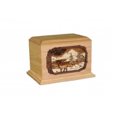 Buck in Forest Cremation Urn