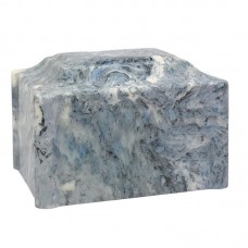 Block Cremation  Urn; Sky Blue