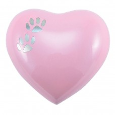 Calming Heart Cremation  Urn Pink