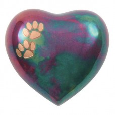 Calming Heart Cremation  Urn Raku