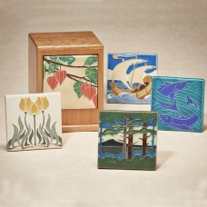 Galvin Cremation  Urn with Ceramic Tile