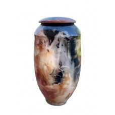 Limited Edition: Barrel Fired Cremation  Urn 200 cu. in.