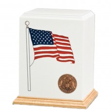 American Flag Cremation  Urn