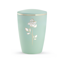 Entwined Cross & Rose Cremation  Urn