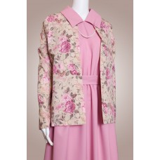Polyester Suit w/Floral Jacket