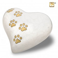 Pearl Love Paw 67 cu. in. Cremation Urn