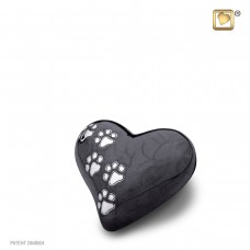 Love Paw Pearlescent Midnight Keepsake Cremation Urn