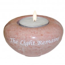 The Light Remains Memorial Tealight- Rosewater .5 cu. in. Cremation Urn