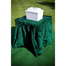 Cremation Committal Stand & Drape Set 18â³X18â³X18â³