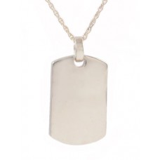 Dogtag Sterling Silver Pendant Dogtag Sterling Silver Pendant