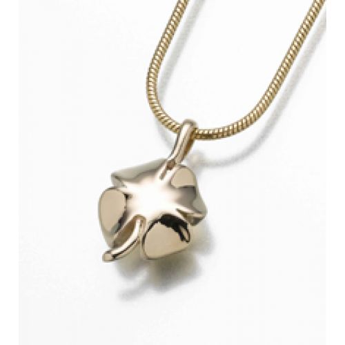 4 Leaf Clover Pendant/Necklace Engravable Cremation Urn Jewelry -  - 167GV
