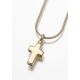 Cross Pendant/Necklace Engravable - Cremation Urn Jewelry -  - 112PT