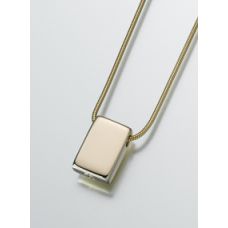 Slide Rectangle Pendant/Necklace Engravable Cremation Urn Jewelry
