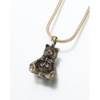 Teddy Bear Pendant/Necklace Holds Ashes Cremation Urn Jewelry
