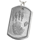 3D Handprint Dog Tag Keepsake Jewelry -  - 3D Hand-507/3172/3506/2291