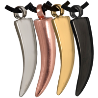 Cremation Jewelry: Sabre Tooth Pendant
