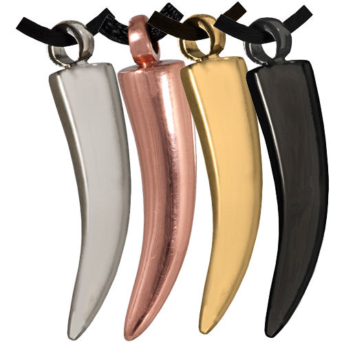 Cremation Jewelry: Sabre Tooth Pendant