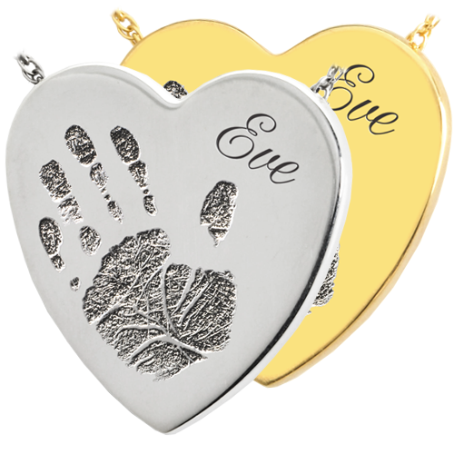 B&B Baby Handprint Heart Jewelry -  - Hand-503/3109