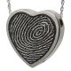 B&B Heart Fingerprint Jewelry -  - FP-503/3109