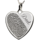 B&B Heart Halfprint + Name Jewelry -  - HPN-503/3109