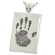 B&B Rectangle Handprint Jewelry -  - hand-508/3108