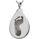 B&B Teardrop Footprint Jewelry -  - Foot-506/3072/3562
