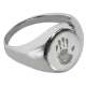Baby Handprint Elegant Round Ring -  - 2186 handprint