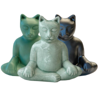 Buddha Cat Urn