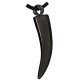 Cremation Jewelry: Sabre Tooth Pendant