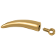 Cremation Jewelry: Brass Sabre Tooth-DISCO W/S Pendant -  - 8605B