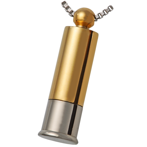 Cremation Jewelry: Brass Shotgun Shell Pendant -  - 8600B