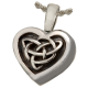 Cremation Jewelry: Celtic Heart Pendant -  - 3212